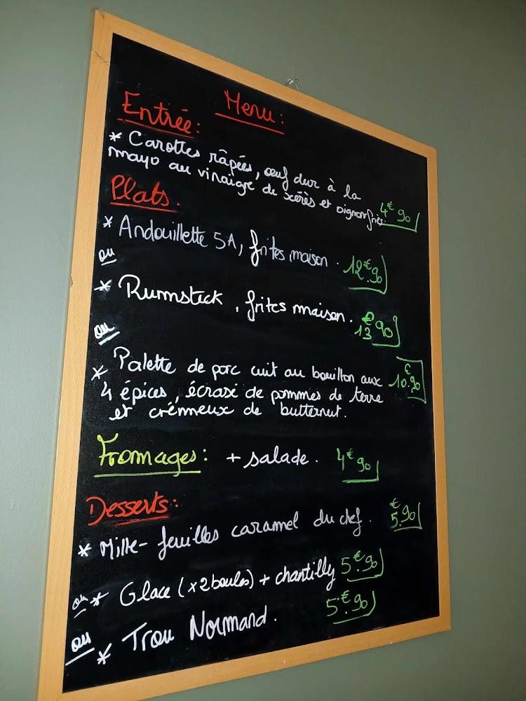 Chez Thony - Menu Image 1